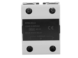 Relé de Estado Sólido BRM 80LA com Tubo LED, Retardante de Fogo