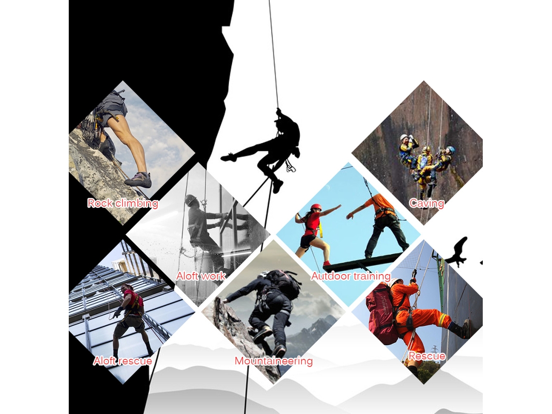 Dispositivo De Belay E Rappel Lixada Com Duas Ranhuras Para Escalada Ao Ar Livre Equipamento De Segurança