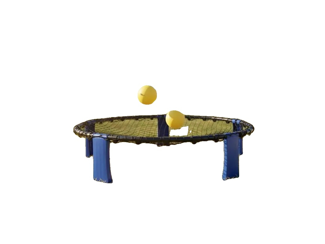 Conjunto De Roundnet, Inclui 3 Bolas, Bomba, Azul