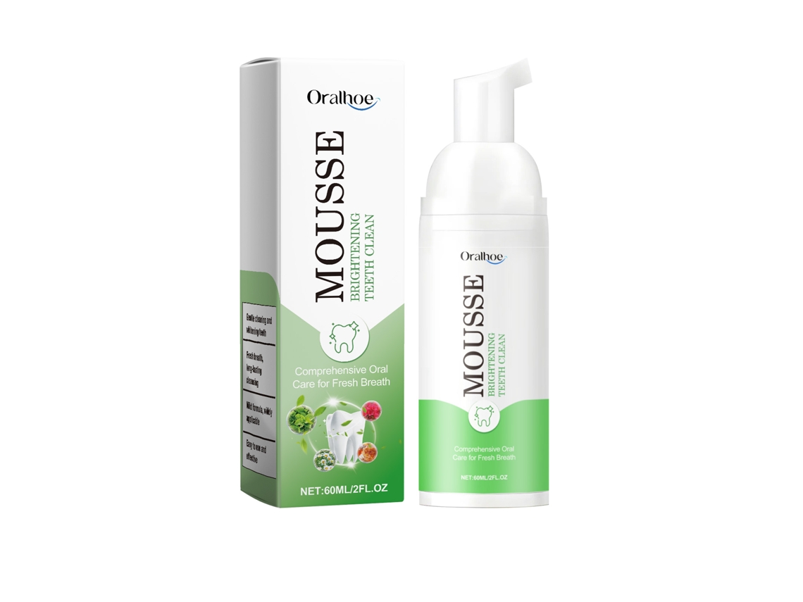 Mousse Clareadora Dental Natural Eficaz