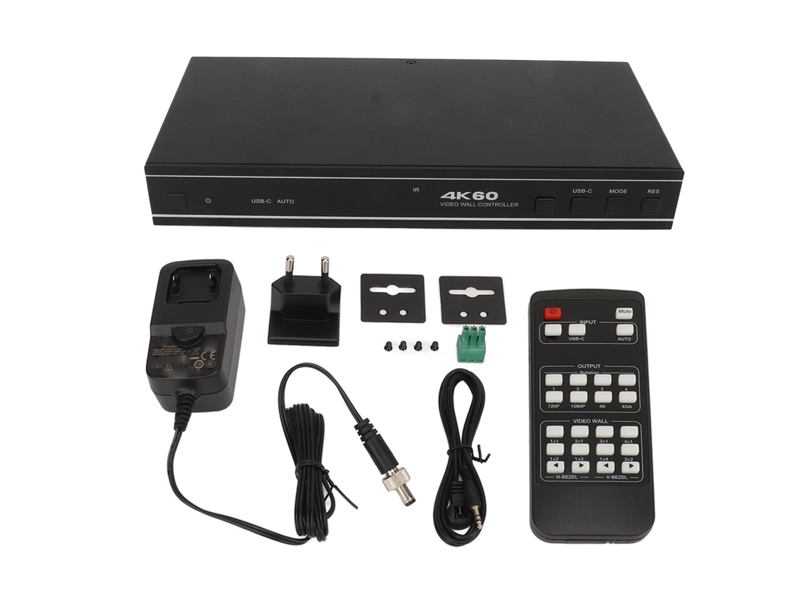 Controlador de Parede de Vídeo LAXISCREED 4k Hdmi Usb c