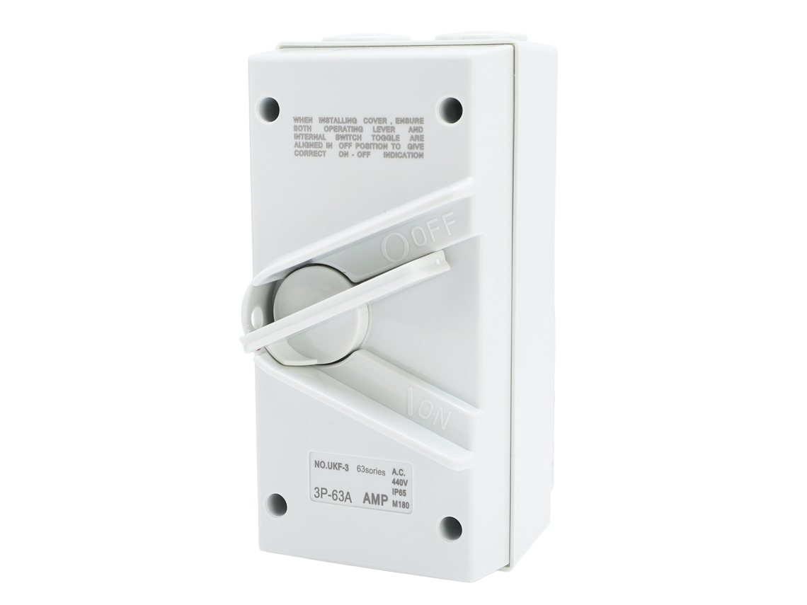 Interruptor de Motor Encerrado 3 Polos 63a 440v Ca Ip65 | S/MARCA
