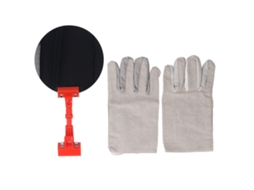 Panel De Oscurecimiento Portátil Para Soldadura Com Rotação 360°, Clip E Proteção Ocular, 18cm, Com Luvas