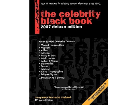 Livro The Celebrity Black Book 2007 Over 55000 Accurate Celebrity Addresses for Fans Businesses and Nonprofits de Jordan Mcauley (Inglês)