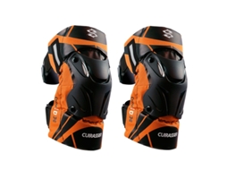 Proteção de Joelho para Moto off road orange 25.8*15cm AOZORZ