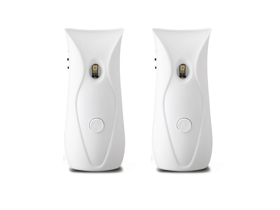 2x Dispenser De Ambiente Automático Banheiro Spray Programado Parede, Frescor Automático