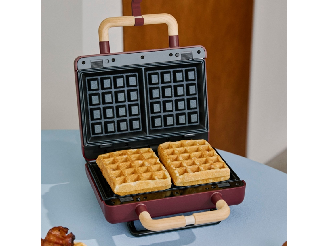 Create - Stone Studio - Sanduicheira Grill E Máquina De Waffles Com Placas Intercambiáveis
