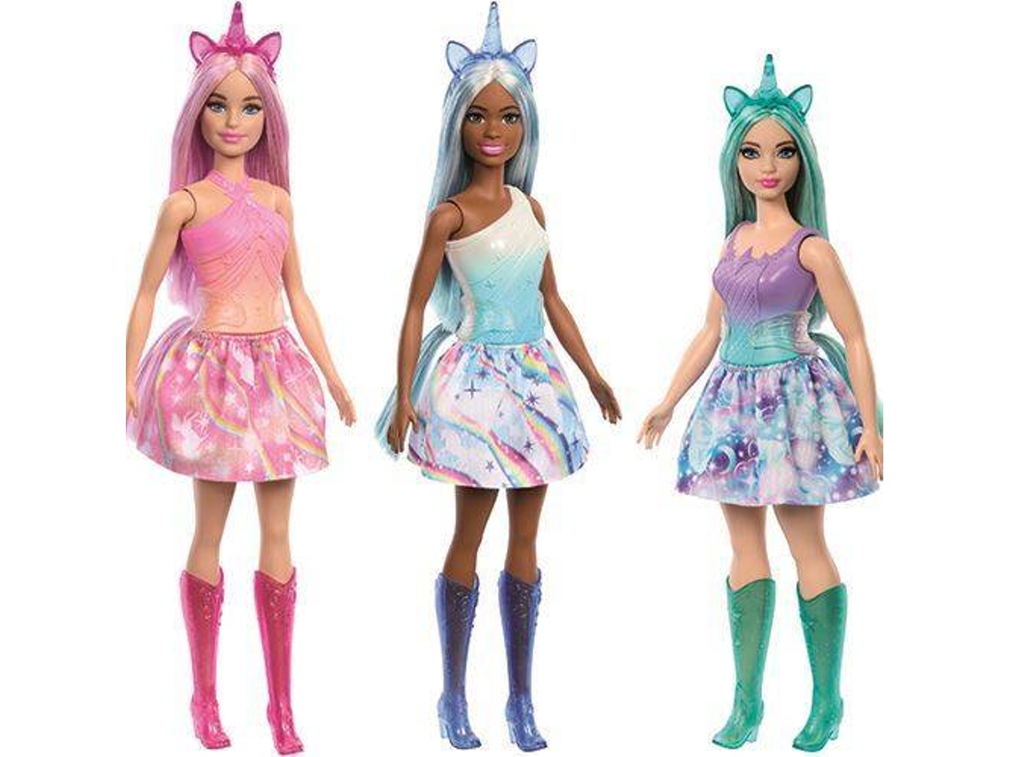 Boneca Barbie MATTEL Unicornio (Envio Aleatório - Idade Mínima Recomendada: 3 anos)