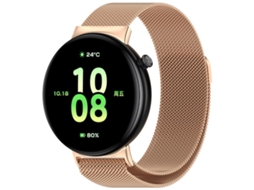Bracelete para Honor Watch Fit Milan Aço Inoxidável Magnético Ouro Rosa XIAOMOYU