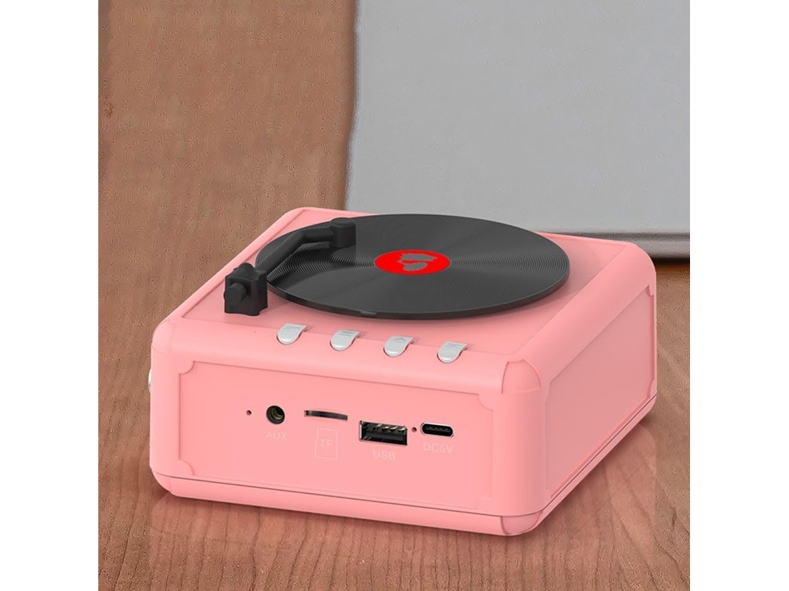 Leitor Cd, Alto-falante Bluetooth Portátil, Cartões Tf Ou Pen Drives Usb Para Reuniões Ao Ar Livre Ou Viagens