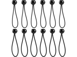 Abaodam Conjunto De 12-cordas Elásticas Para Camping, Fixação Externa