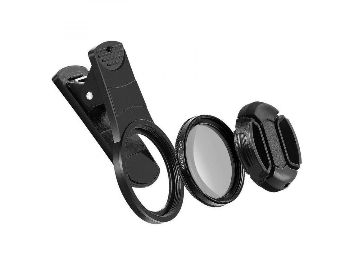 2026 filtro Polarizador Cpl para Câmera de Celular 37mm Ukcoco Lente com Clip e Capa de Proteção