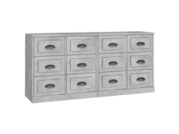 Sideboard, Sideboards Vidaxl Cinzeto Madeira Processada (n/a)