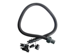 Mangueira Para Bomba De Ar Elétrica, 110 Cm, Plástico, Preto, 5 Bicos