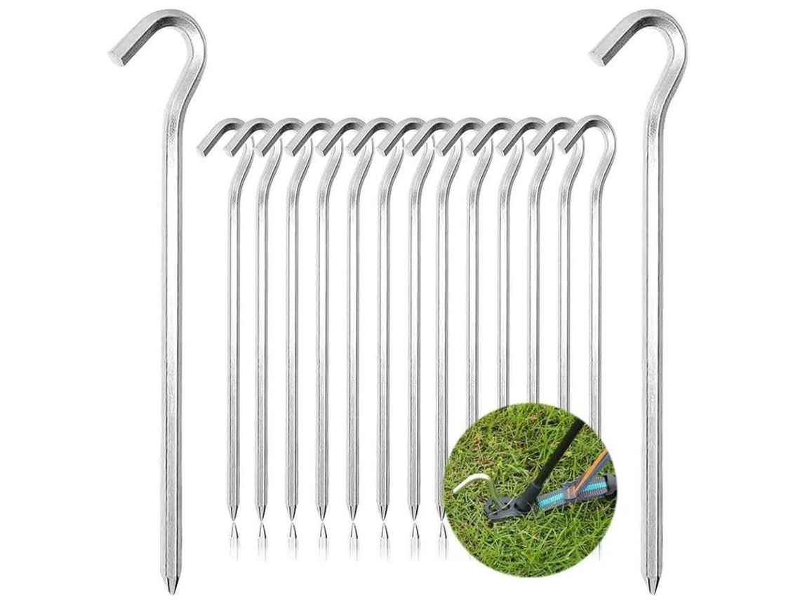 Pregos de Alumínio 20cm para Camping | S/MARCA