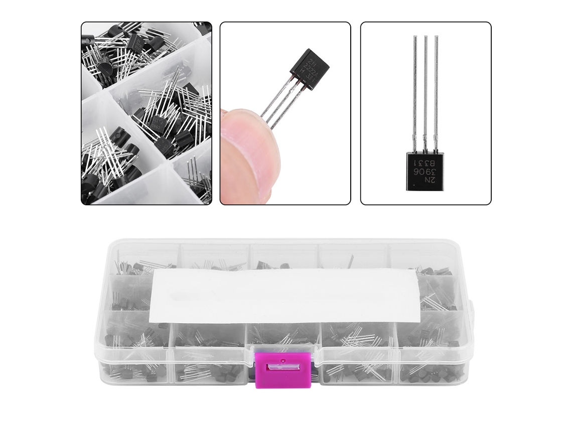 Kit De Transistores Laxiscreed Para Diy Com Várias Especificações E Usos Variados