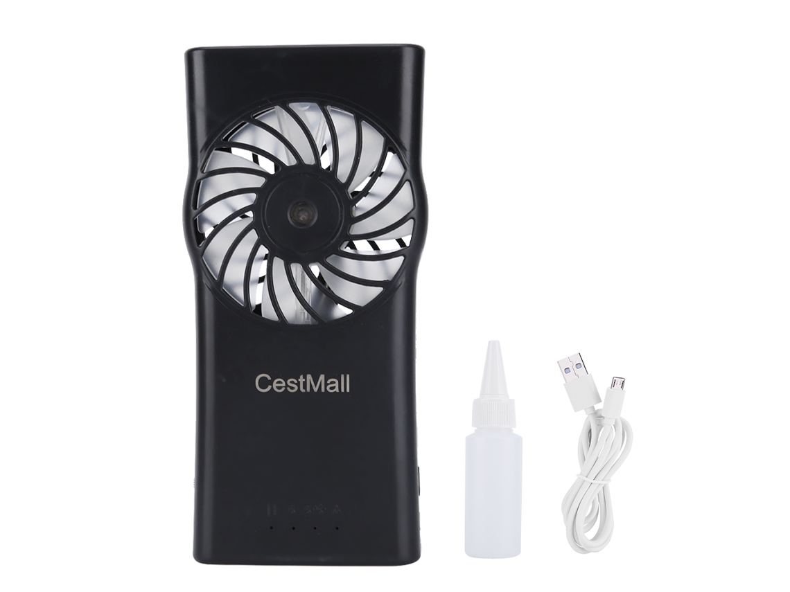Laxiscreed Bateria Portátil Com Ventilador Mini E Spray Resfriador, Ideal Para Viagens