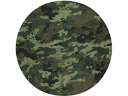 Almofada Redonda Camuflada Verde Militar, Antiderrapante, Removível, Para Cadeira, Banqueta, Sofá, Escritório, Cozinha