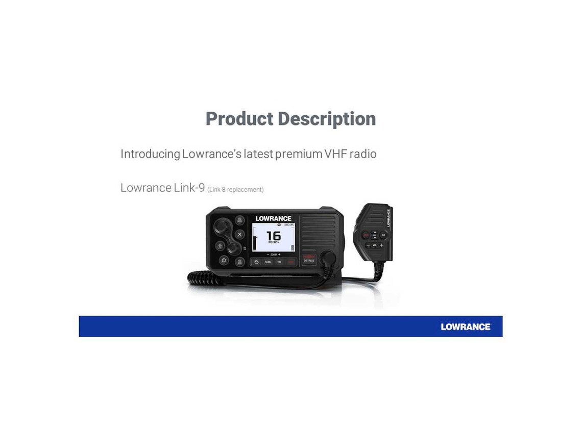 Lowrance Link-9 Vhf