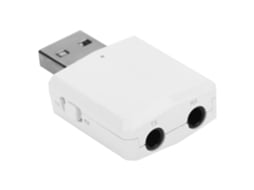 Adaptador HURRISE 5.0 Receptor Transmissor Usb para Placa de Som 3 em 1 Aux 3 5 Mm