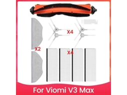 Escova Lateral Principal, Filtro, Pano De Limpeza, Substituição Para Aspirador Robô Viomi V3 Max - Peças De Reposição E Acessórios_ozo