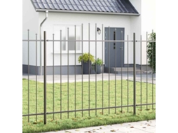 Vidaxl Cerca Para Jardim Woerden 170 X 190 Cm Aço Revestido A Pó