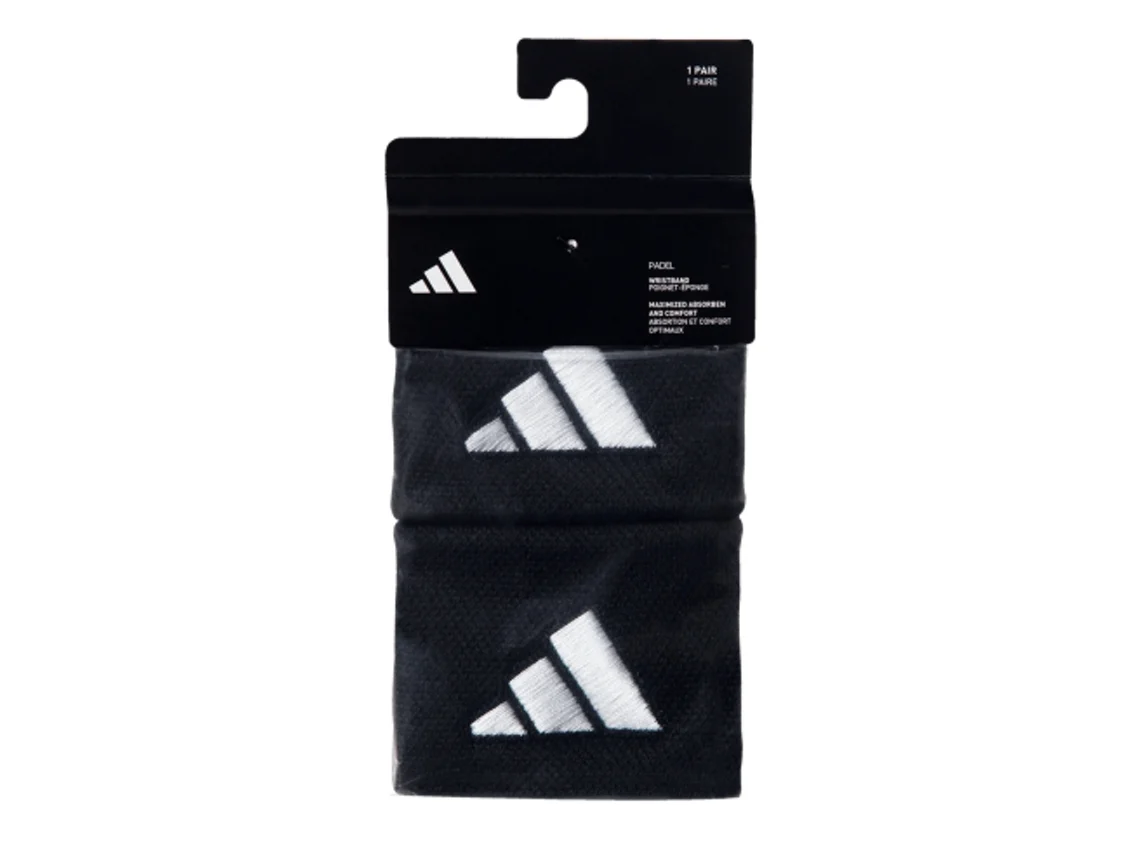 Protetor de Pulsos ADIDAS S Preto/Branco X2 Ale Galan