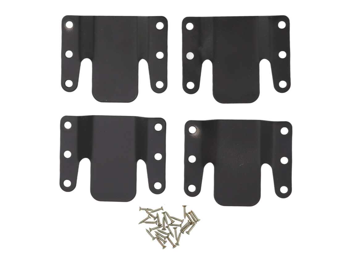 Conector universal Primerox para móveis em ferro com 4 conjuntos de abertura