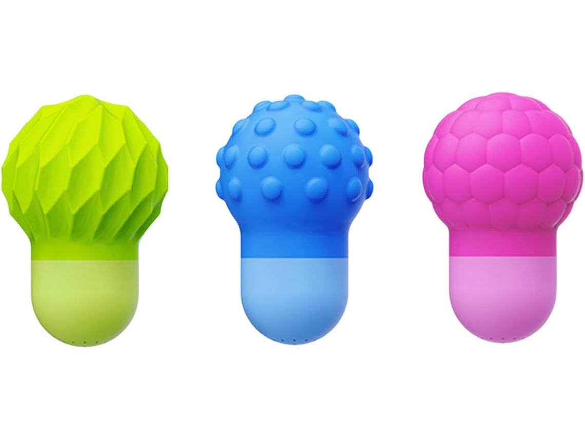 Conjunto De 3 Brinquedos Macios Para Água, Com Textura Antiderrapante