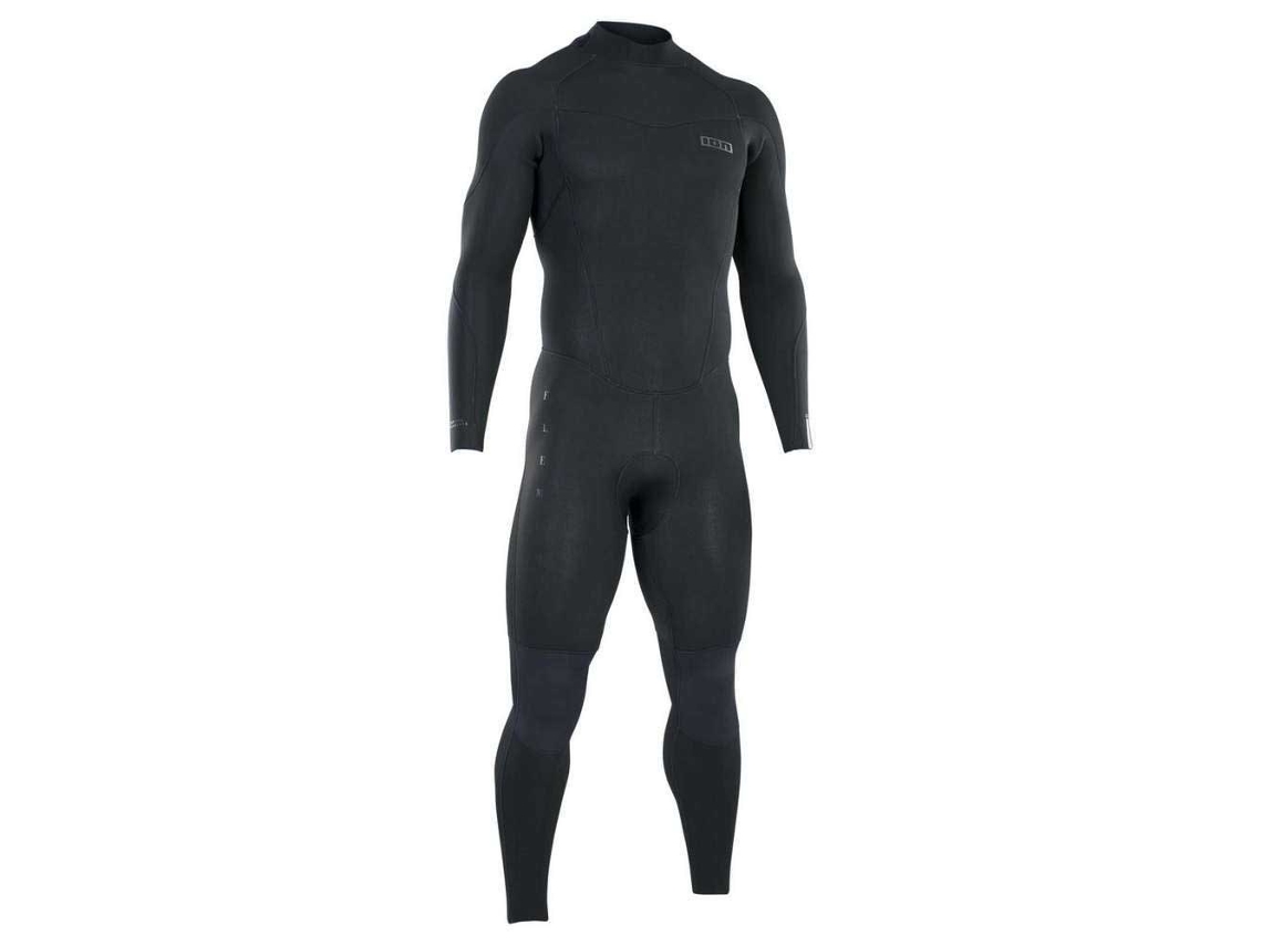 Terno de Neoprene Manga Longa com Zíper Nas Costas Element 3/2 Mm Preto Stion