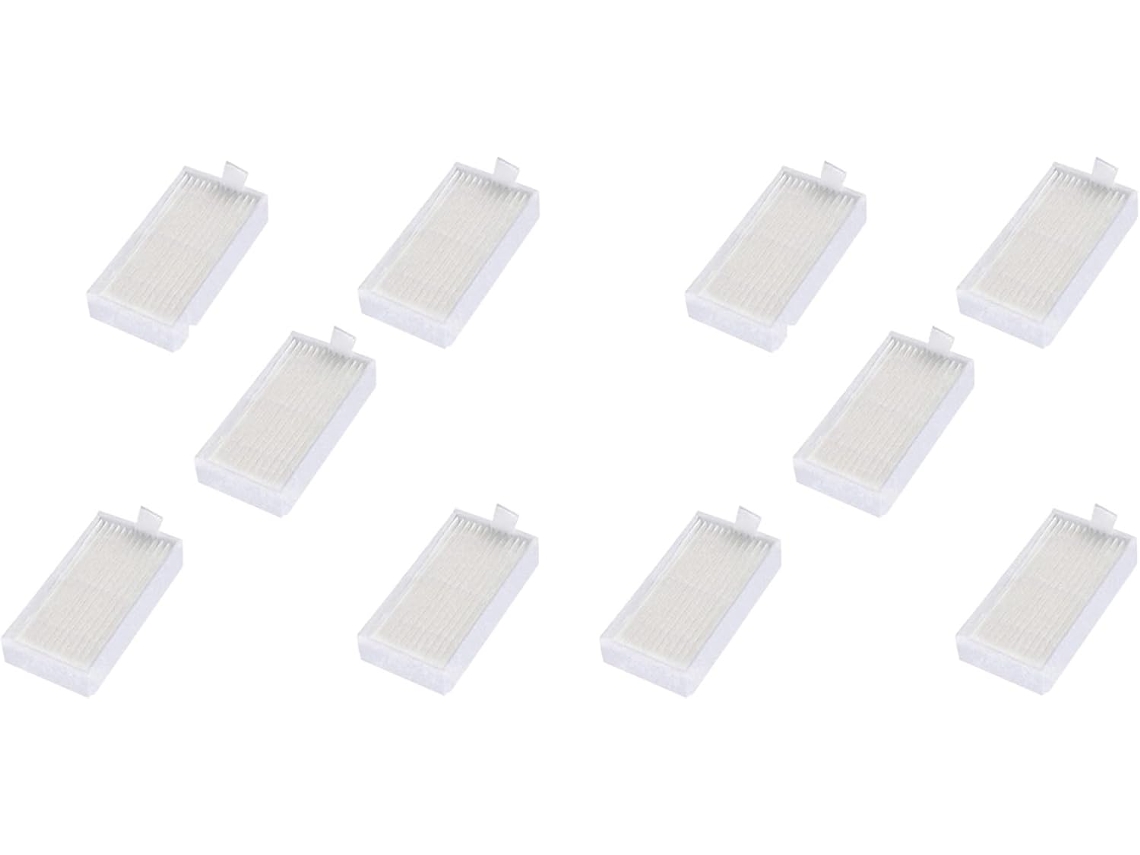 Kit Com 10 Filtros Hepa Para Aspirador Robô V5s V5 X5 V3s Pro V3l V50