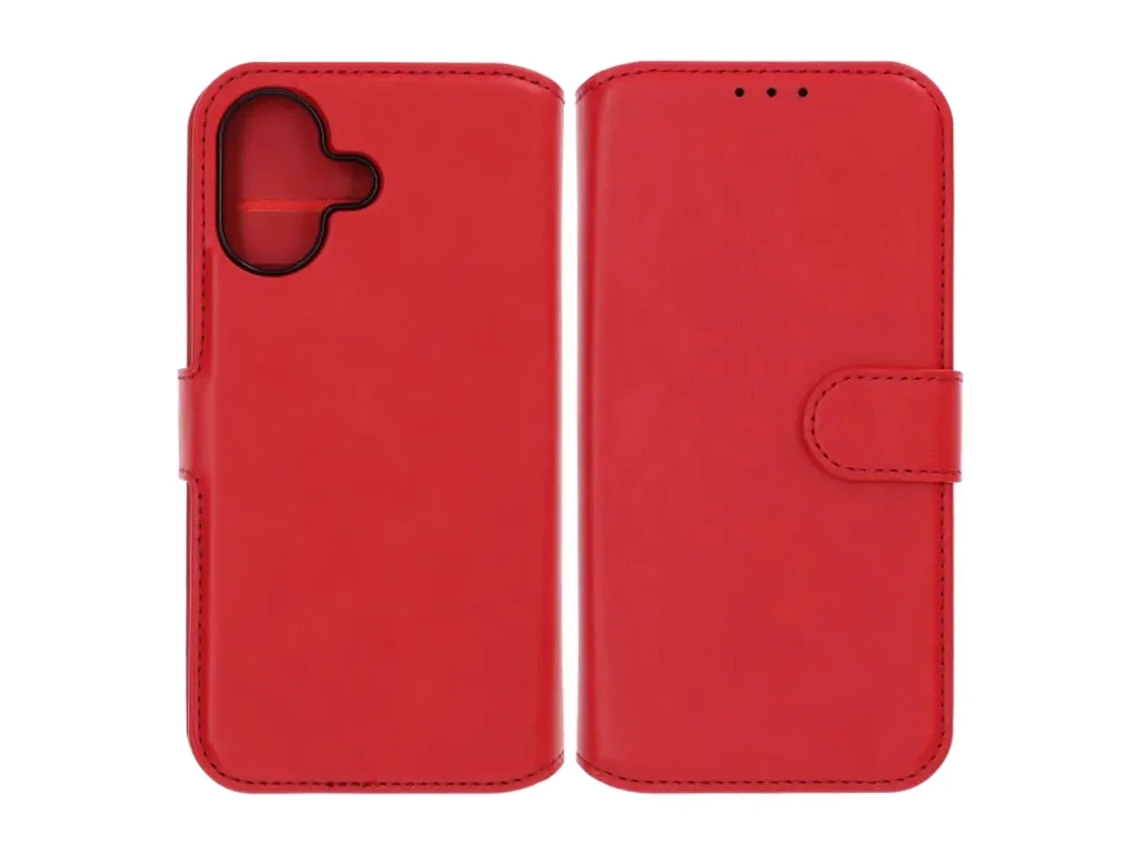 Capa Carteira Magnética Rv Para Iphone 17 Vermelha
