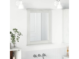 Vidaxl Espelho Retangular Vigo Branco Antigo 55,5 X 5 X 70 Cm