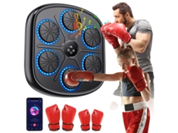 Mã¡quina De Boxe, Recursos Inteligentes Bluetooth, Modos De Mãºsica Interativos, 2 Par De Luvas Oem