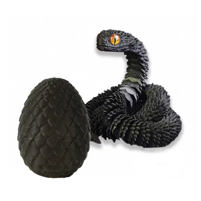 Modelo de Cobra Impresso em 3d, Artesanato Decorativo MDUG