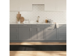 Vidaxl Tapete Retangular 60x500 Cm Bambu Preto