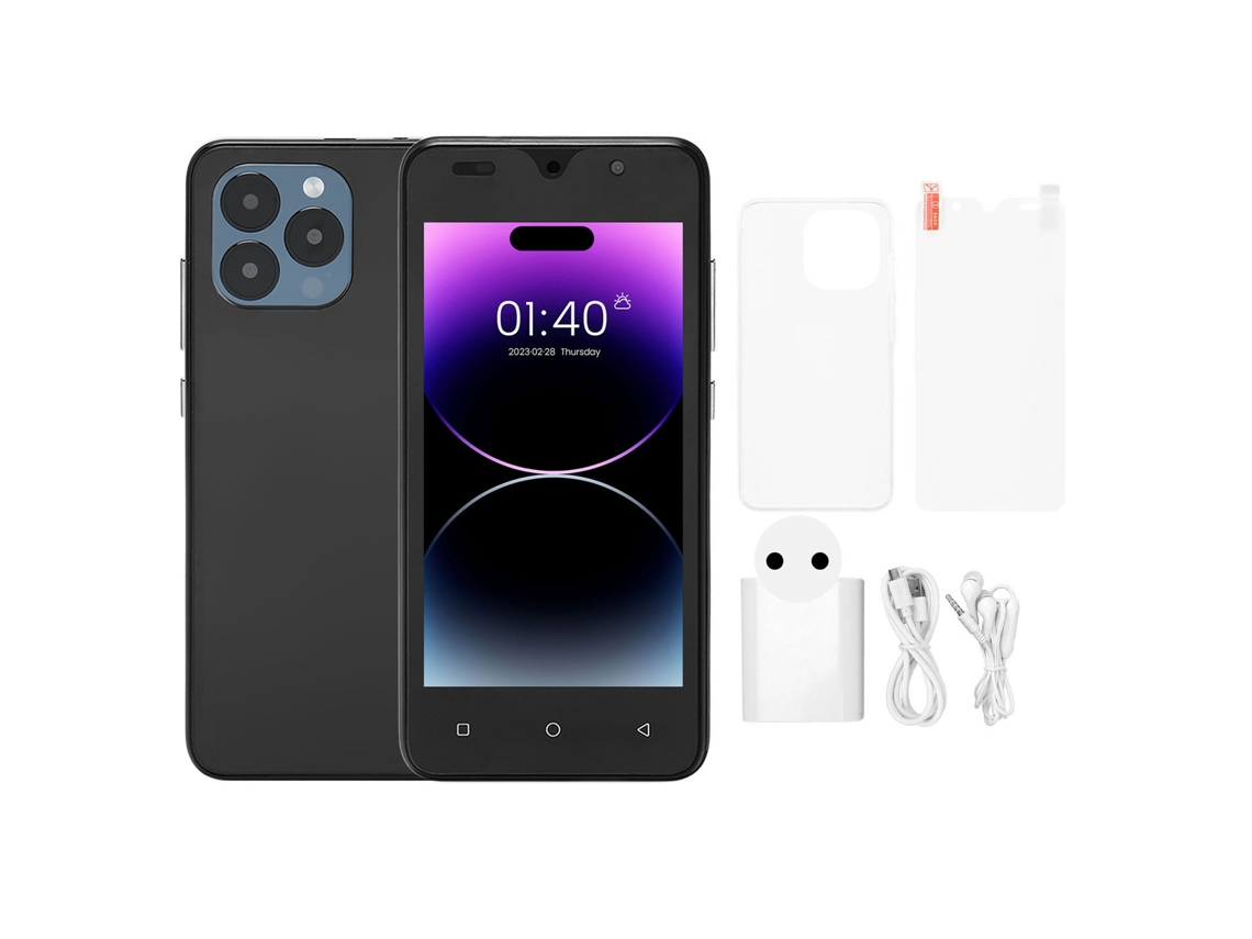 Smartphone LAXISCREED 5 Polegadas com Desbloqueio Facial Design Ultrafino