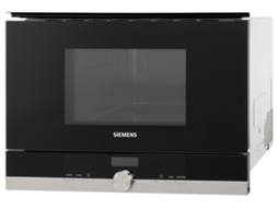 Micro-ondas Encastre SIEMENS BF634LGS1 (21 L - Sem Grill - Inox)