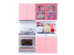 Mali conjunto de Brinquedo de Cozinha para Crianças Role Play com Luz e Som Presente para Meninas