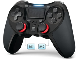 Controlador Ps4 Controladores de Gamepad Sem Fio Compatíveis com Alto-Falante Embutido Pro/Slim Fone de Ouvido Estéreo Jack Pad Multitoque