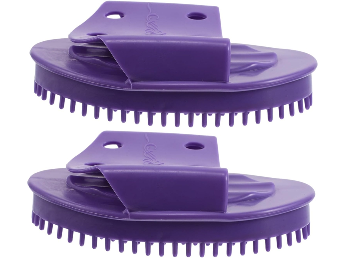 Conjunto De 2 Escovas Para Corpo E Cabelo Ibasenice, Ferramenta De Esfoliação Suave, Massageador Portátil Para
