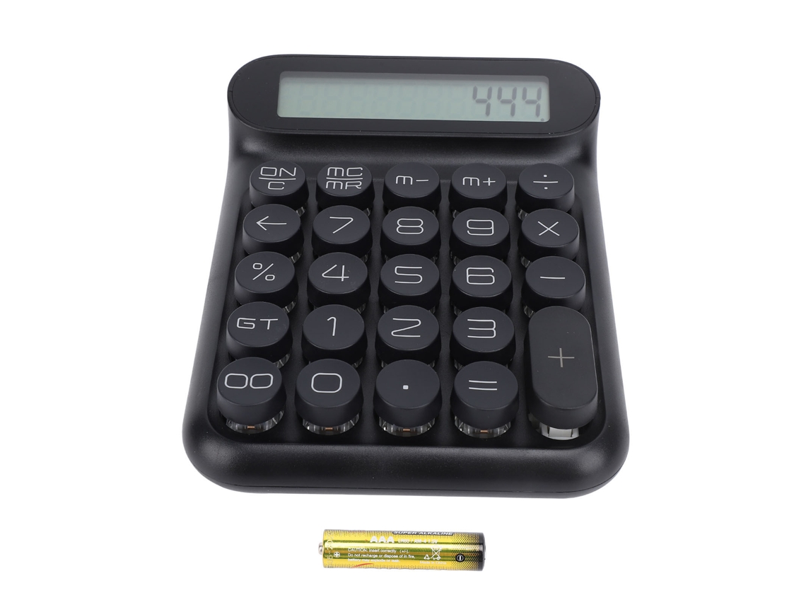 Calculadora Mecânica com Teclas Removíveis e LCD | S/MARCA