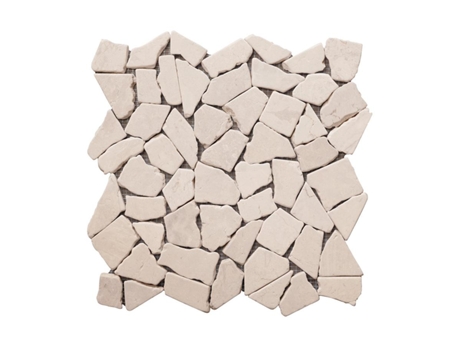 Mosaico BRICOSOL Poesy (1 x 30 x 30 cm - Bege)