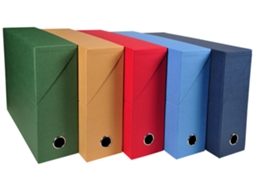 Caixa de Arquivo EXACOMPTA Din A4 Papelão 90 Mm Azul Claro