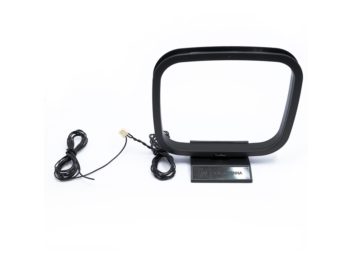 Antena De Loop Am/fm Com Conector De 3 Pinos Para Sistema De Som Receptor Hifi Yvan Aquaforge