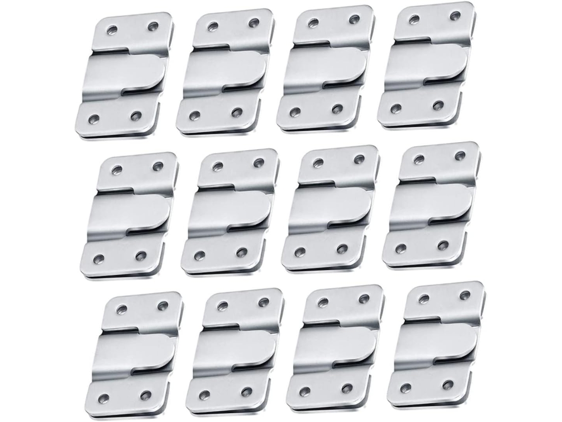 Conjunto De 24 Ganchos De Parede Em Aço Inoxidável Para Fotos, Cabides Resistentes.