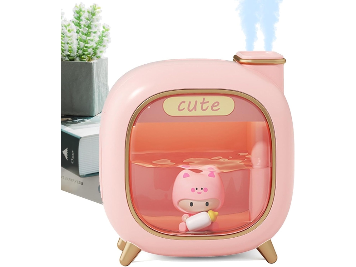Umidificador Pessoal De Mesa, Silencioso, Usb, 2 Modos Névoa, 500 Ml Para Cabeceira, Casa E Viagens.