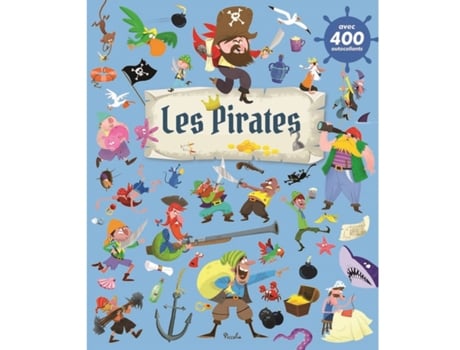 400 Stickers Pirates PICCOLIA (Idade minima recomendada: 3 anos)