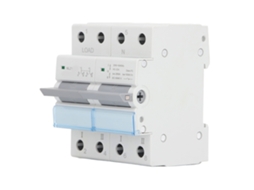 Interruptor de Transferência Manual Dual de Potência 230VAC 2 Polos 63A para Din Rail com Interbloqueio Unilateral S/MARCA