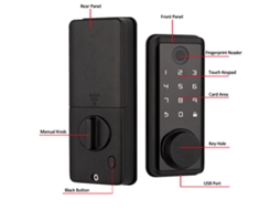 Wafu Digital Print Date, com cinco métodos de desbloqueio e conectividade Bluetooth.